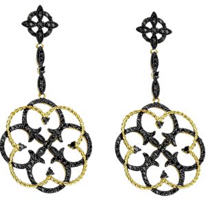 BLACK DIAMOND EARRING