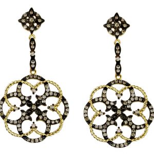 MOCHA DIAMOND EARRING