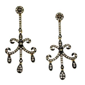 MOCHA DIAMOND EARRING