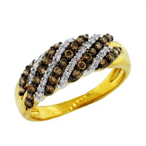 DIAMOND & MOCHA DIAMOND RING