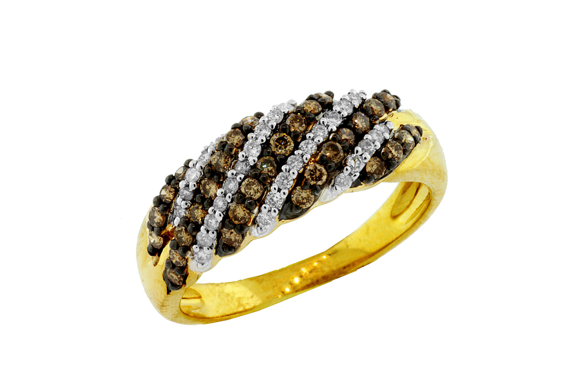 DIAMOND & MOCHA DIAMOND RING