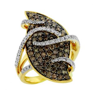 DIAMOND & MOCHA DIAMOND RING