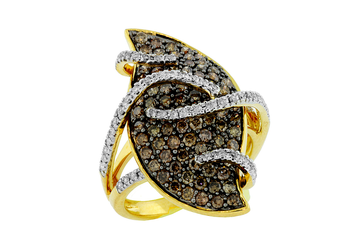 DIAMOND & MOCHA DIAMOND RING