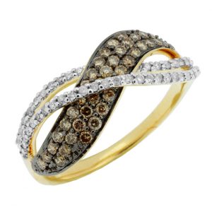 DIAMOND & MOCHA DIAMOND RING