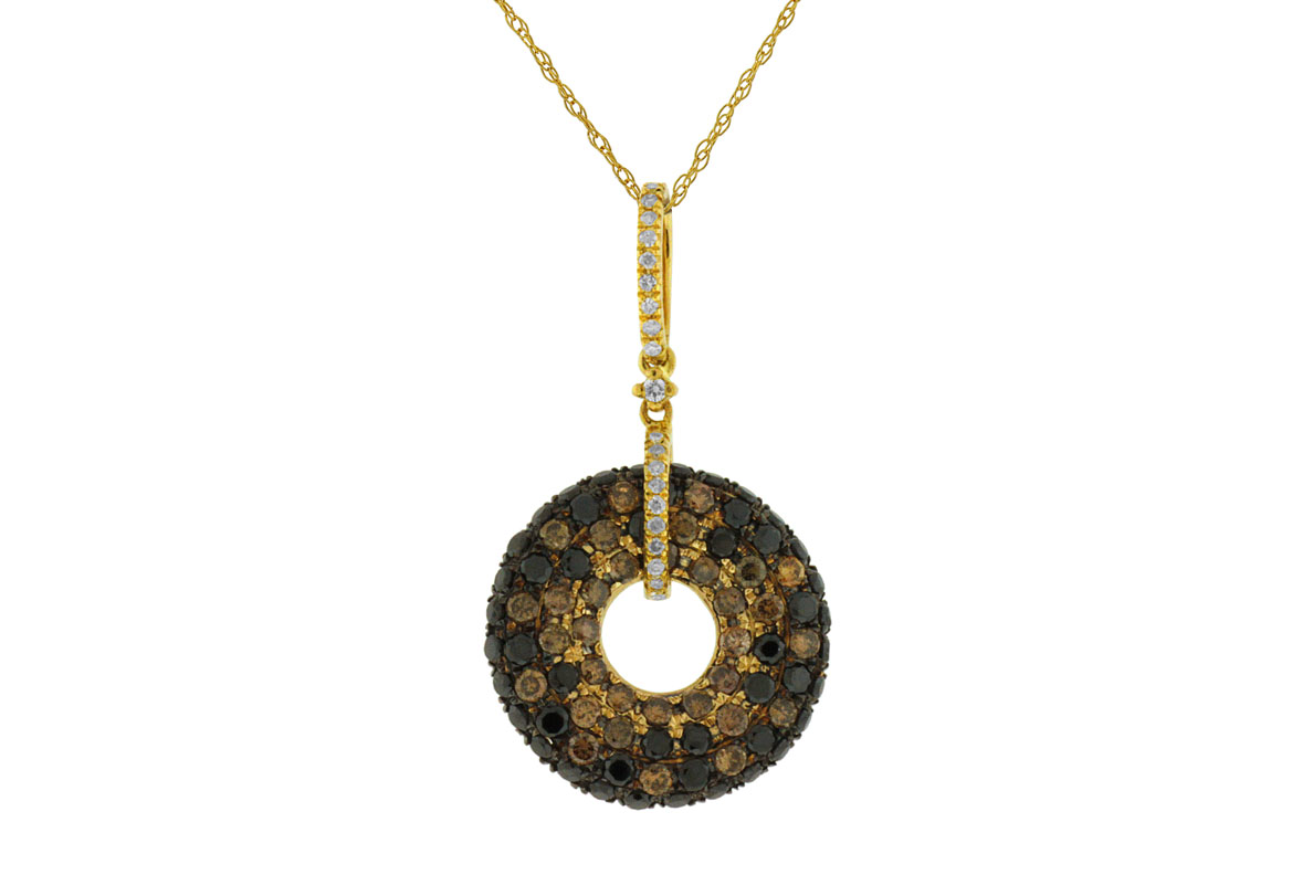 MULTI COLOR DIAMOND PENDANT