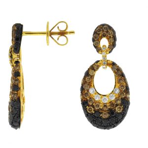 MULTI COLOR DIAMOND EARRING