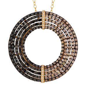 MULTE COLOR DIAMOND PENDANT