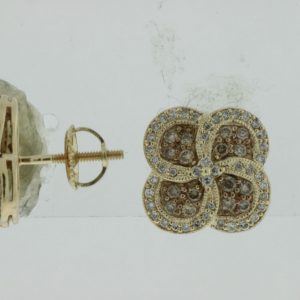 DIAMOND &MOCHA DIAMOND EARRING