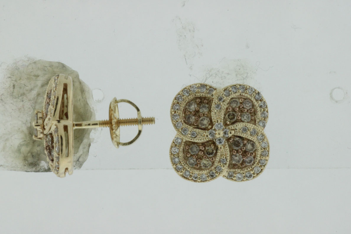 DIAMOND &MOCHA DIAMOND EARRING