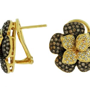DIAMOND &MOCHA DIAMOND EARRING