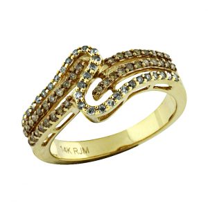 DIAMOND & MOCHA DIAMOND RING