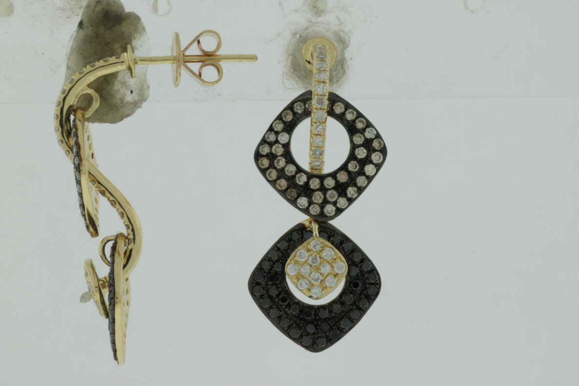 MULTI COLOR DIAMOND EARRING