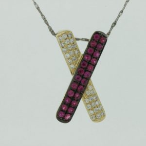 RUBY & DIAMOND PENDANT
