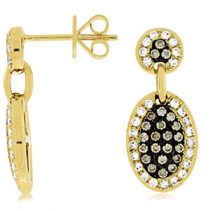 DIAMOND &MOCHA DIAMOND EARRING