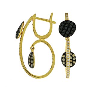 MULTI COLOR DIAMOND EARRING
