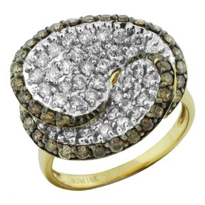 DIAMOND & MOCHA DIAMOND RING
