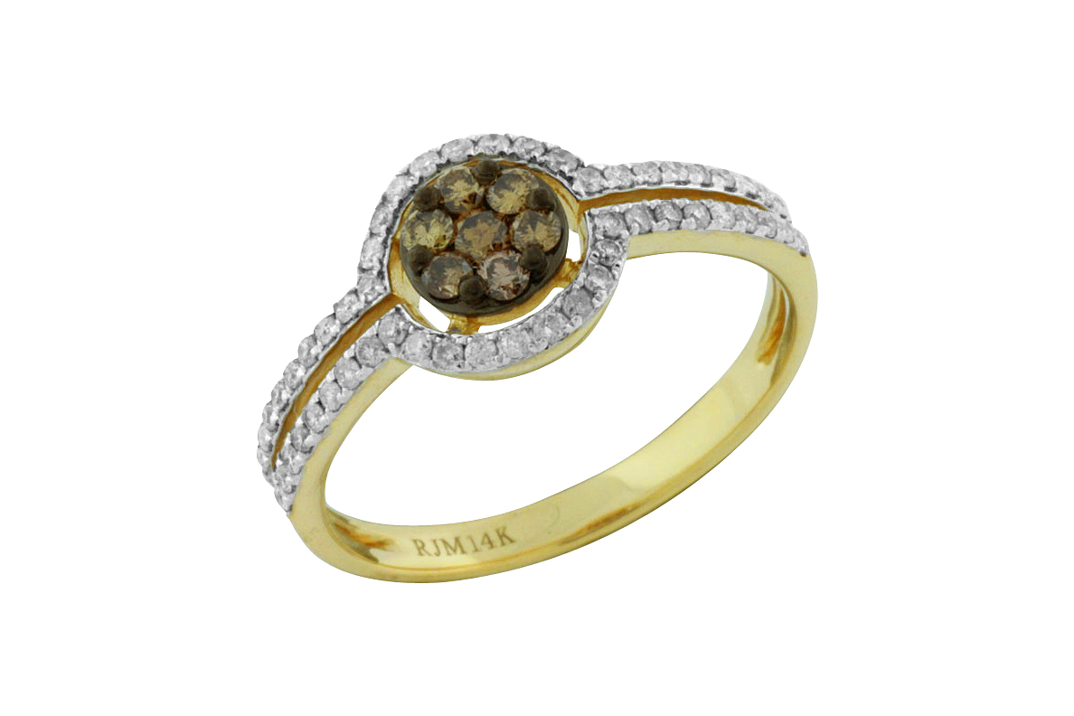 DIAMOND & MOCHA DIAMOND RING