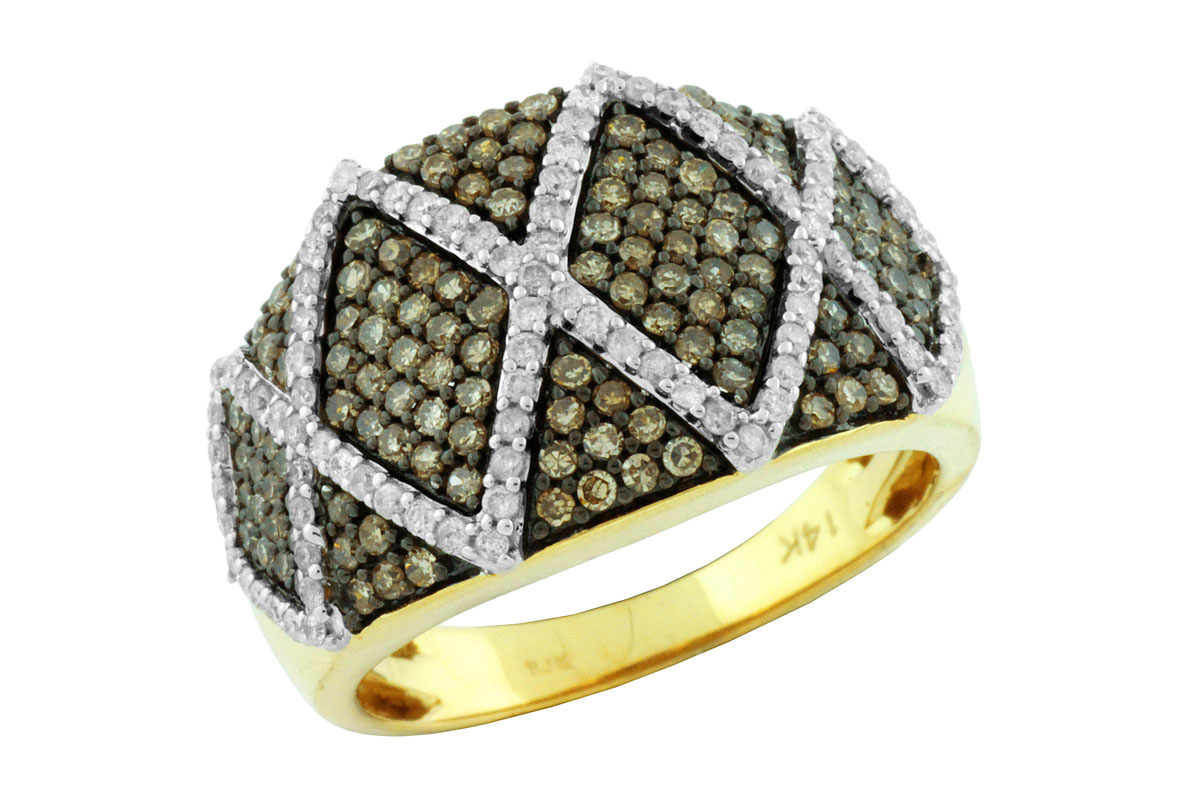 DIAMOND & MOCHA DIAMOND RING