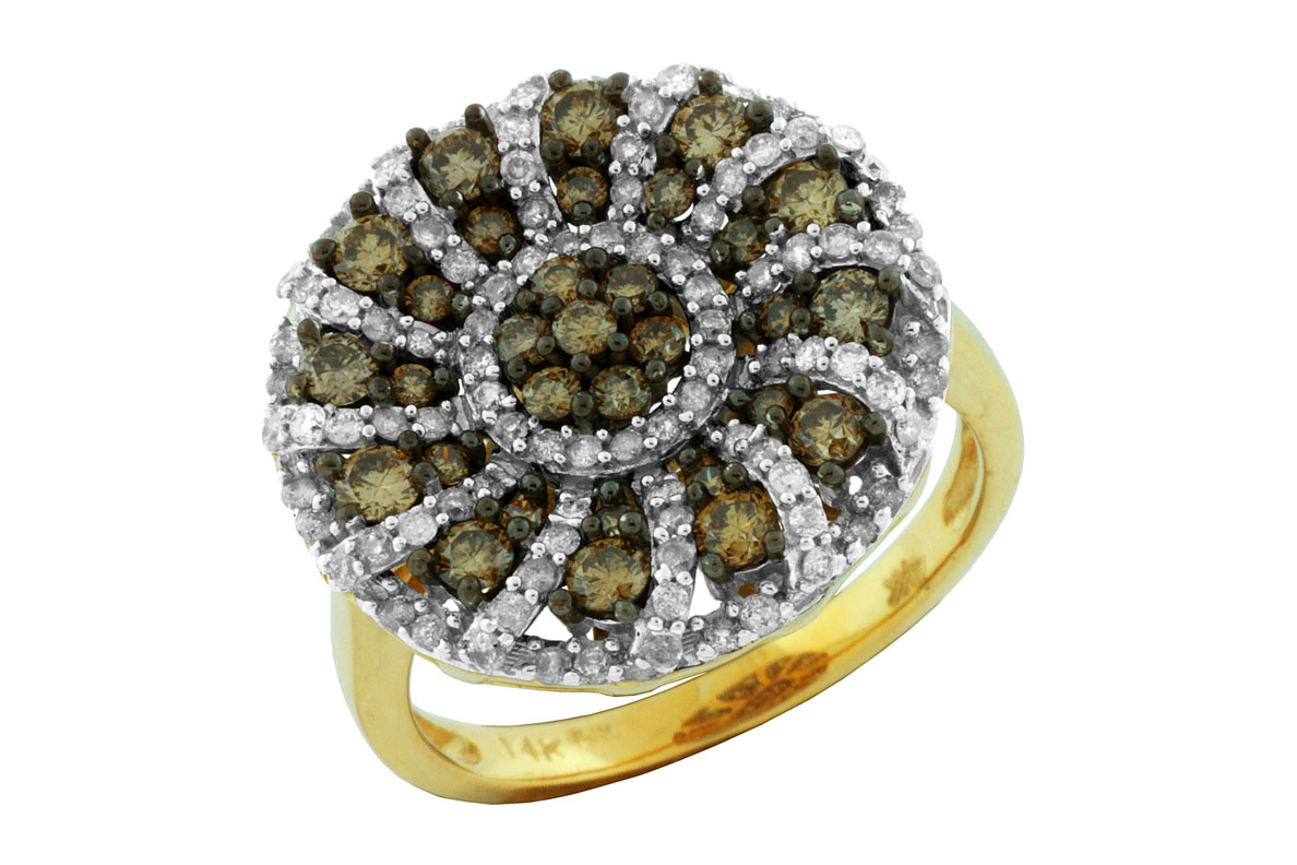 DIAMOND & MOCHA DIAMOND RING