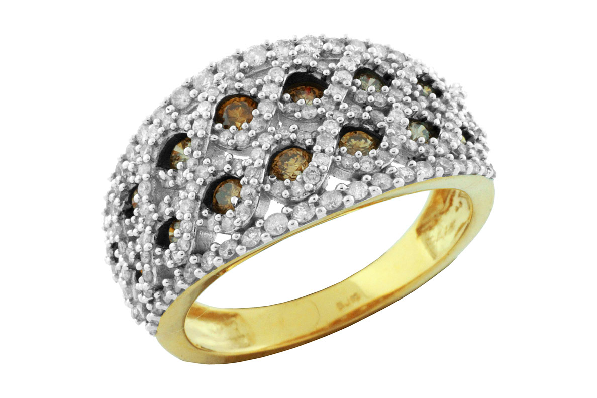 DIAMOND & MOCHA DIAMOND RING