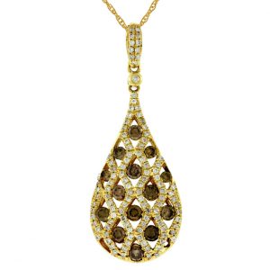 DIAMOND &MOCHA DIAMOND PENDANT