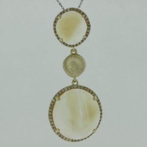 CITRINE & DIAMOND PENDANT