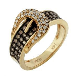 DIAMOND & MOCHA DIAMOND RING