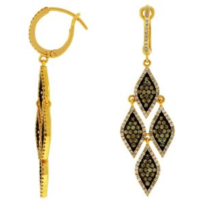 DIAMOND &MOCHA DIAMOND EARRING