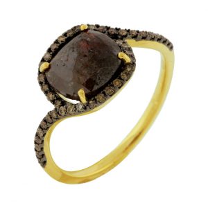 MOCHA DIAMOND 18K RING