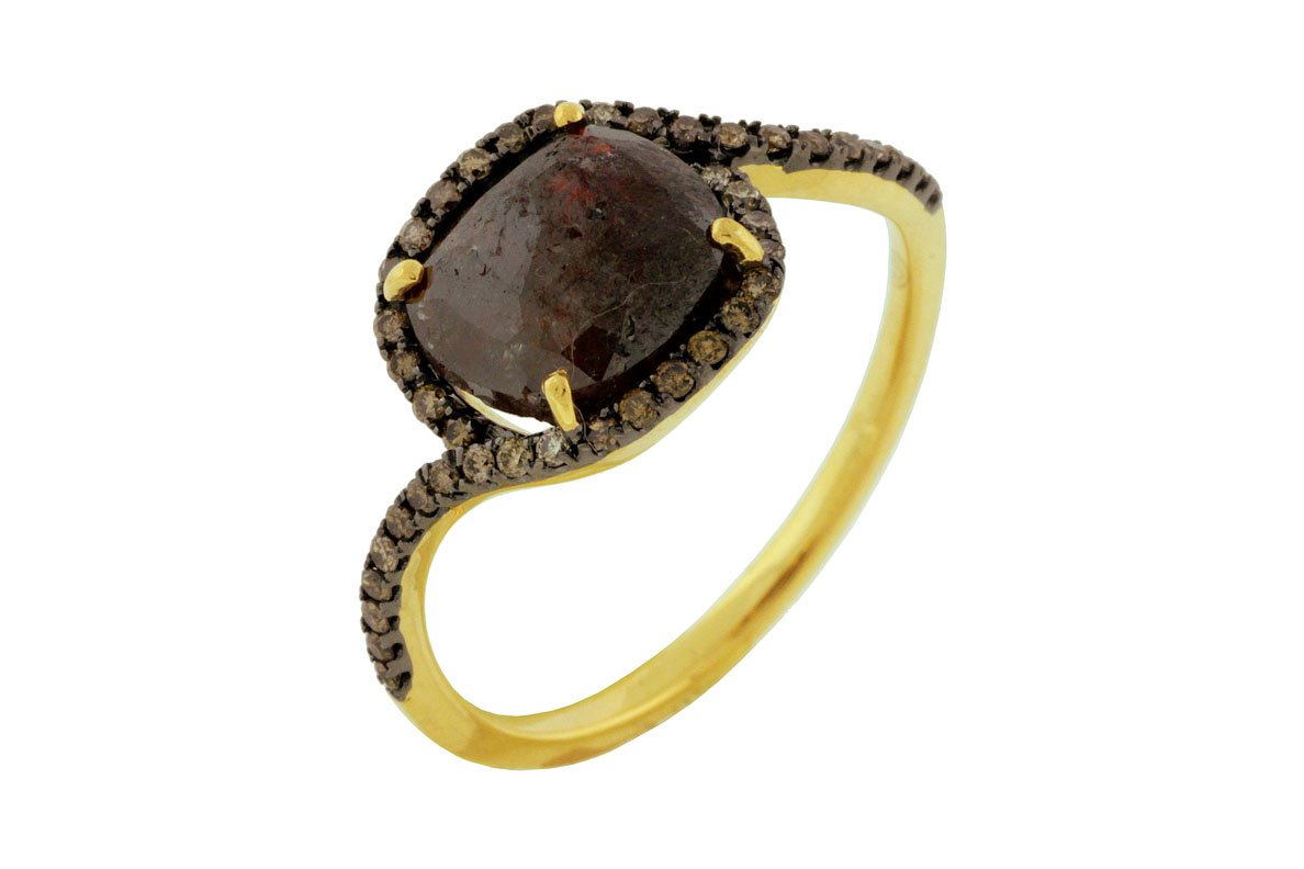 MOCHA DIAMOND 18K RING