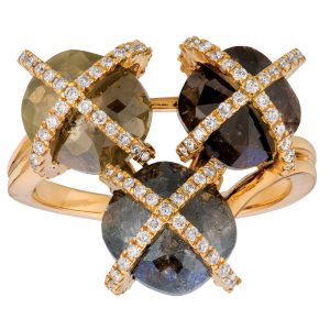 FANCY DIAMOND 18K RING