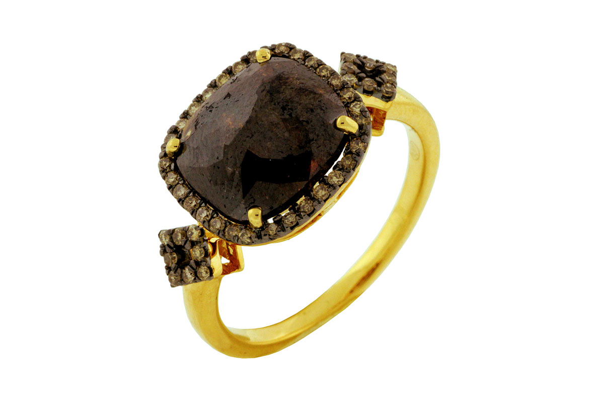18K MOCHA DIA RING