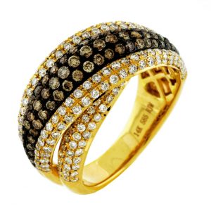 DIAMOND & MOCHA DIAMOND RING