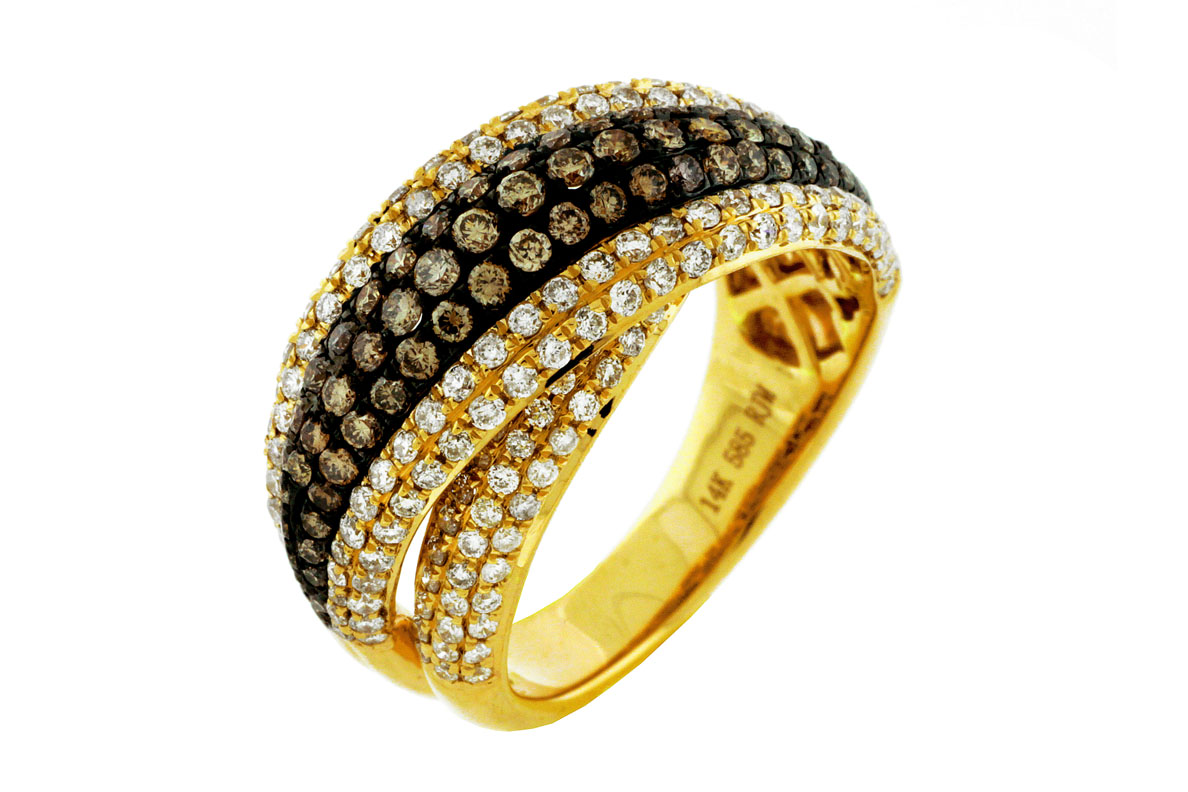 DIAMOND & MOCHA DIAMOND RING