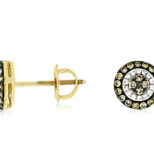 DIAMOND &MOCHA DIAMOND EARRING