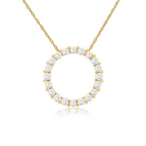 DIAMOND CIRCLE PENDANT