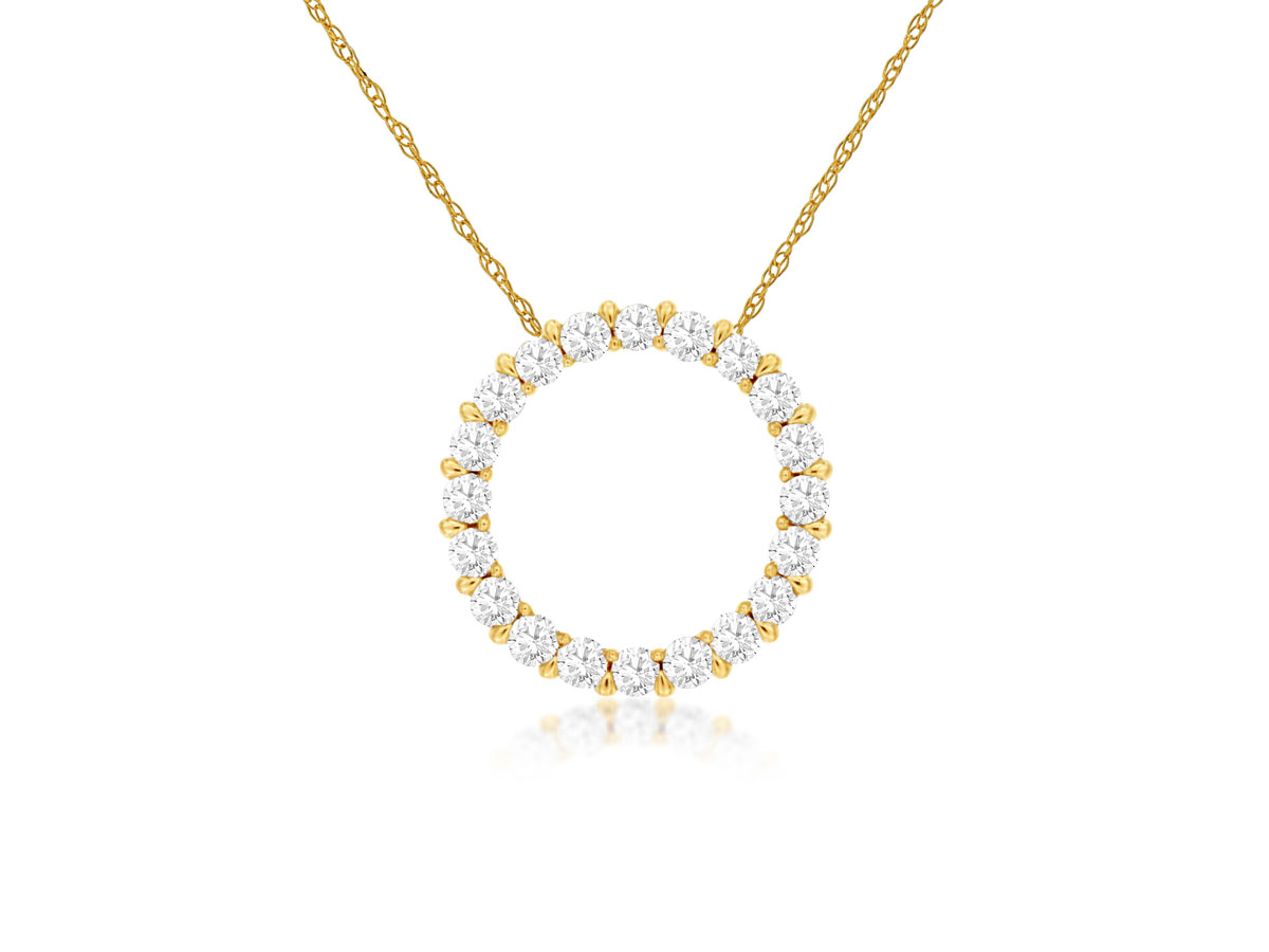 DIAMOND CIRCLE PENDANT