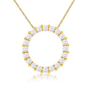DIAMOND CIRCLE PENDANT