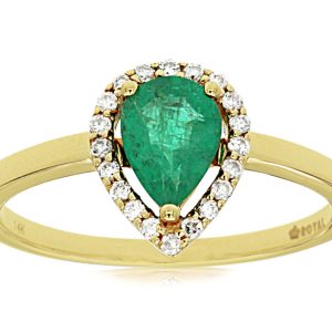EMERALD & DIAMOND RING