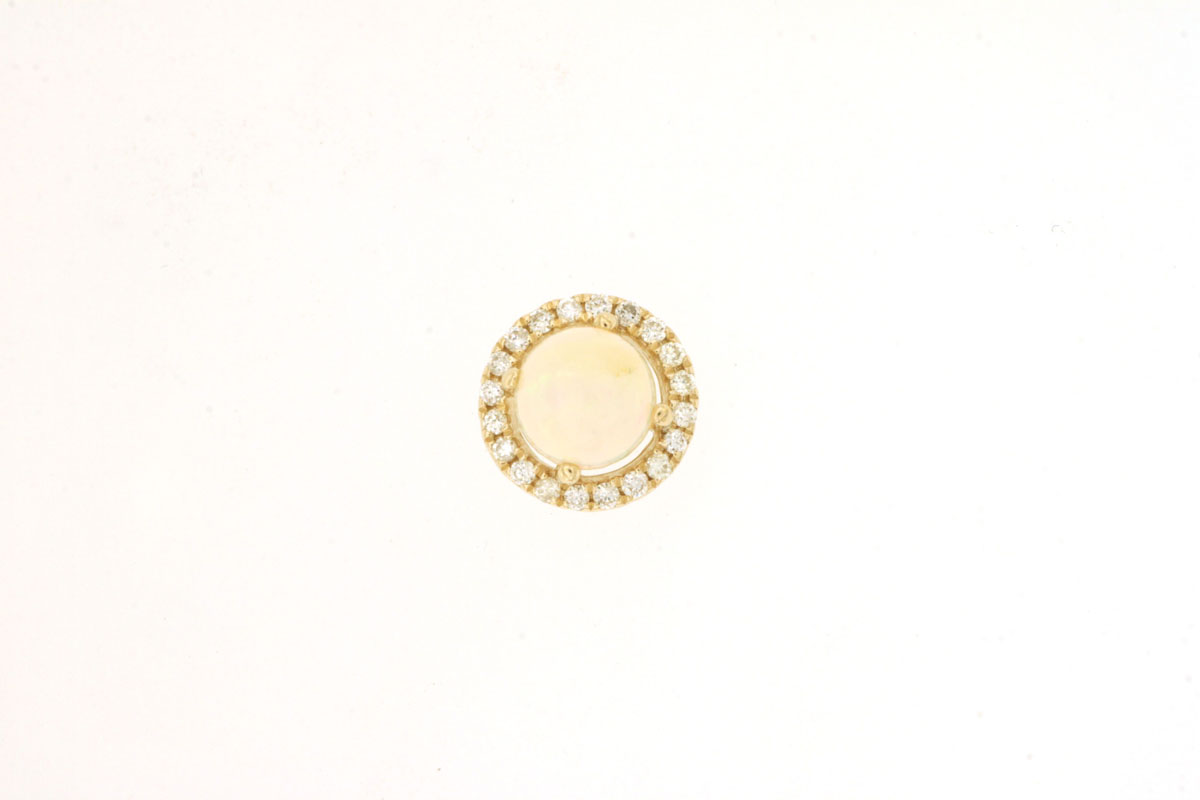 OPAL & DIAMOND PENDANT