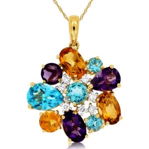 DIAMOND & SEMI PRECIOUS PNDNT