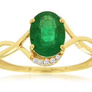 EMERALD & DIAMOND RING