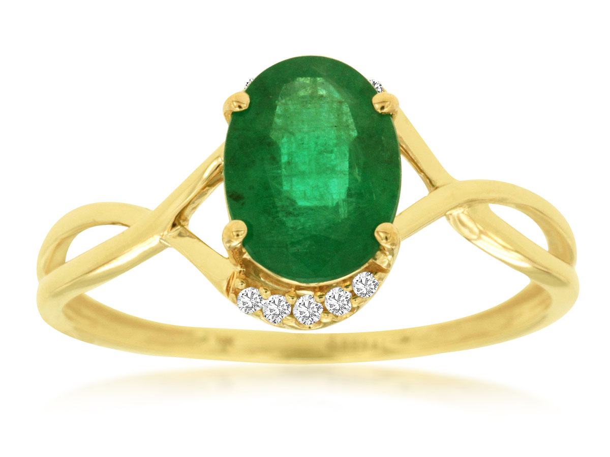 EMERALD & DIAMOND RING