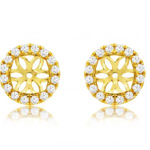 DIAMOND EARRING JACKETS 7MM