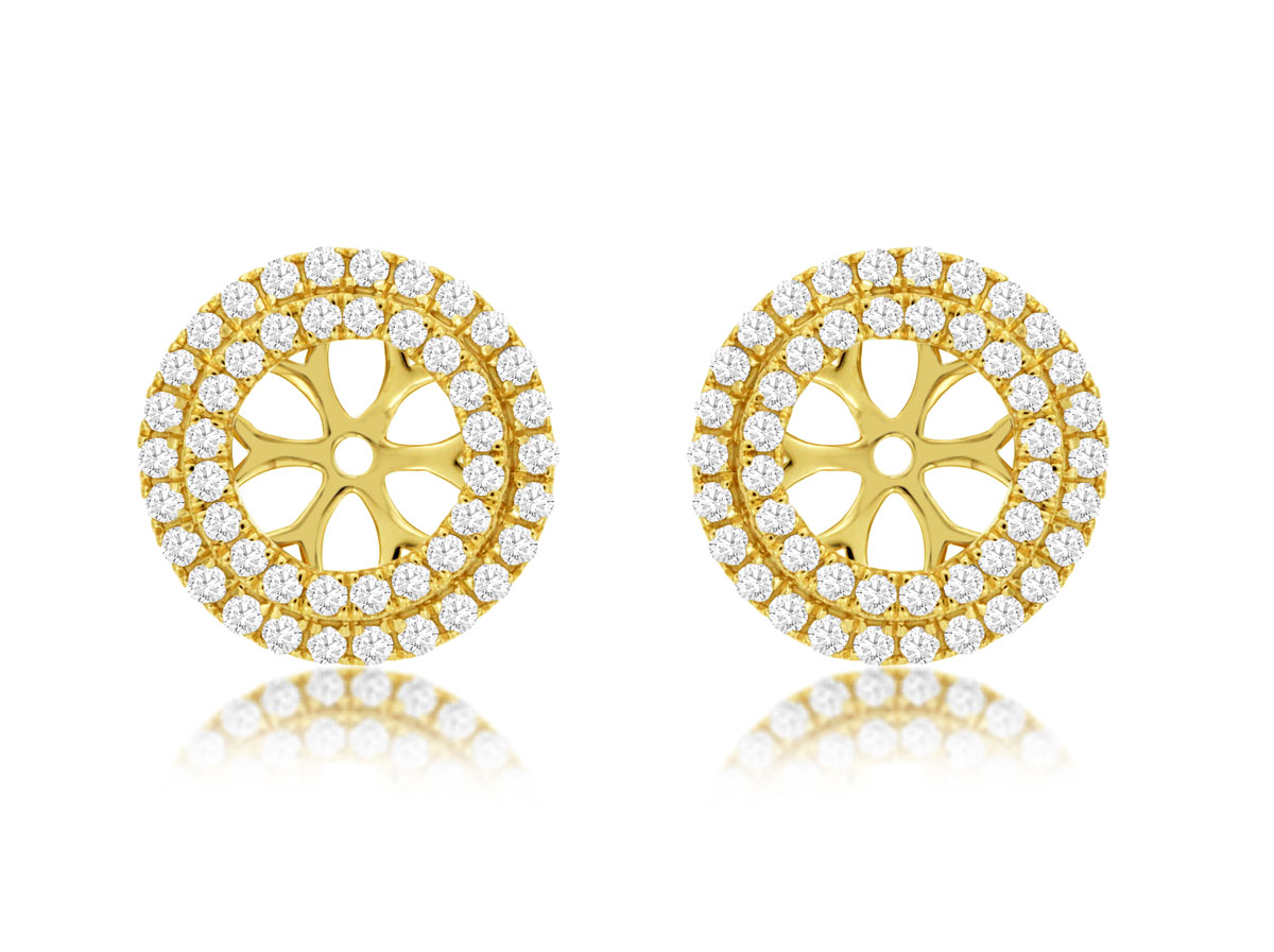 DIAMOND EARRING JACKETS 7MM