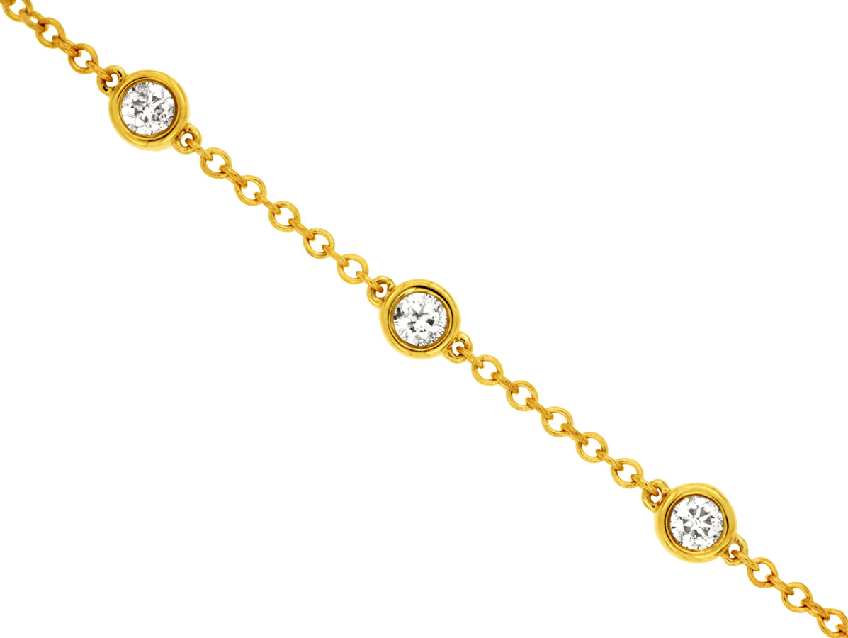 DIAMOND 5 STATION BRACELET