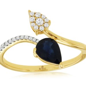 SAPPHIRE & DIAMOND RING
