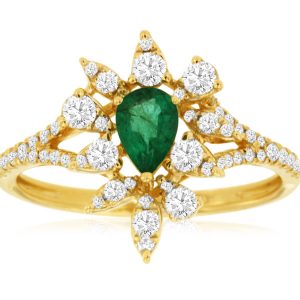 EMERALD & DIAMOND RING