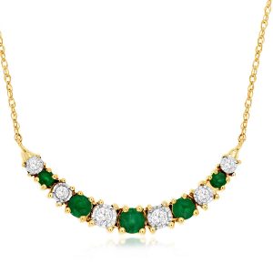EMERALD & DIAMOND NECKLACE