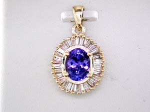 TANZANITE & DIAMOND RING